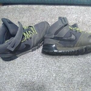 Nike Mogan Mid 2 Black and Gray Sneakerboot